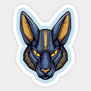 Anubis Logo Egypt God Sticker